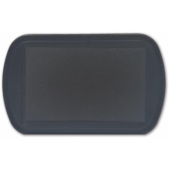 Jacquard ColorPad Tampon encreur imperméable et permanent de qualité supérieure – Noir foncé profond – Séchage rapide – Sans acide et non toxique – Impression nette à chaque fois