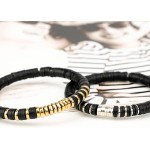 Gionlion Lot de 3 000 bracelets en perles d'argile pour femmes et adultes, kit de fabrication de bracelets, perles dorées pour la fabrication de bijoux, kit de bracelets à breloques, loisirs créatifs, cadeaux d'anniversaire, de Saint-Valentin