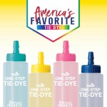 Tulip Kit de teinture en une étape, 4 couleurs à rayures, activité de bricolage et idée cadeau, multicolore