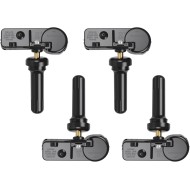 Capteur TPMS, capteur de surveillance de pression des pneus GM 315 MHz compatible pour Chevy Silverado GMC Cadillac Buick Pontiac Saturn Hummber Saab Remplace # 13598771 13598772 13586335 13581558 Lot de 4