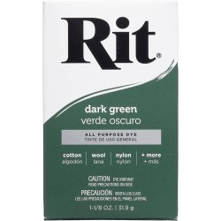 Poudre de colorant Rit vert foncé 3-35 ; Poudre de colorant Rit vert foncé 3-35 ;