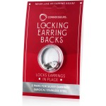 CONNOISSEURS Fermoirs de boucles d'oreilles verrouillables – Fermoirs de boucles d'oreilles hypoallergéniques pour clous, créoles et plus encore – Ne perdez plus jamais une boucle d'oreille
