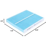 BOSCH 6092C Filtre à air d'habitacle HEPA – Compatible avec certains Subaru Ascent, Crosstrek, Impreza, Legacy, Outback, Toyota C-HR, Corolla, Prius, Prius AWD-e, Prius Prime, RAV4, RAV4 Prime, Venza