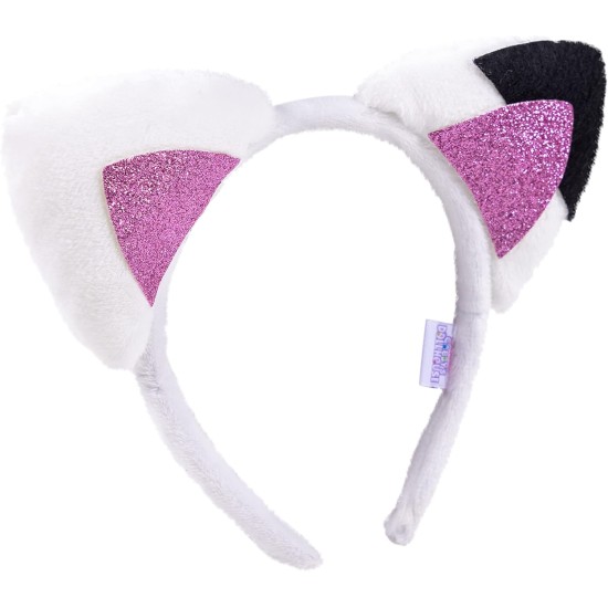 LUV HER Bandeaux pour filles – Bijoux pour enfants pour filles – Coffret cadeau tout-en-un – Bandeau – Ensemble de bijoux de jeu – 4 pièces (bandeau pour tout-petits, collier, bracelet à habiller, bague) à partir de 3 ans