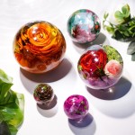 LET'S RESIN 9 pièces moules en silicone sphère pour résine, moules en résine sphère 3D sans couture améliorés, grands moules en résine époxy à boule ronde pour la conservation des fleurs, moulage de résine, savon, bougie