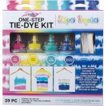 Tulip Kit de teinture en une étape, 4 couleurs à rayures, activité de bricolage et idée cadeau, multicolore