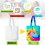 Vodolo Sacs blancs pour teinture (4 pièces), kits de teinture pour adultes, enfants, femmes, grands groupes, sacs fourre-tout en coton, articles à nouer, fournitures de fête Vodolo Sacs blancs pour teinture (4 pièces), kits de teinture pour adultes, enfants, femmes, grands groupes, sacs fourre-tout en coton, articles à nouer, fournitures de fête