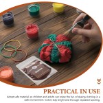 Operitacx 24 pièces de poudre de teinture pour cravate, colorants pour tissus de couleurs pour vêtements, recharges de poudre de teinture pour cravate, fournitures de fête pour enfants et adultes