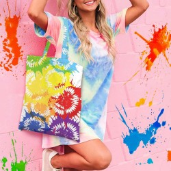 Vodolo Sacs blancs pour teinture (4 pièces), kits de teinture pour adultes, enfants, femmes, grands groupes, sacs fourre-tout en coton, articles à nouer, fournitures de fête Vodolo Sacs blancs pour teinture (4 pièces), kits de teinture pour adultes, enfants, femmes, grands groupes, sacs fourre-tout en coton, articles à nouer, fournitures de fête