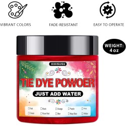 Poudre de teinture pour tissu violet vif – Teinture à action rapide pour tissus en coton et synthétiques – Teinture pour vêtements et loisirs créatifs résistante au lavage – Formule facile à mélanger à l'eau (violet, 113,4 g) Poudre de teinture pour tissu violet vif – Teinture à action rapide pour tissus en coton et synthétiques – Teinture pour vêtements et loisirs créatifs résistante au lavage – Formule facile à mélanger à l'eau (violet, 113,4 g)