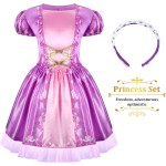 Vêtements de déguisement de princesse pour petites filles, Costume de jeu de rôle, ensemble cadeau, jouets d'habillage de princesse pour petites filles