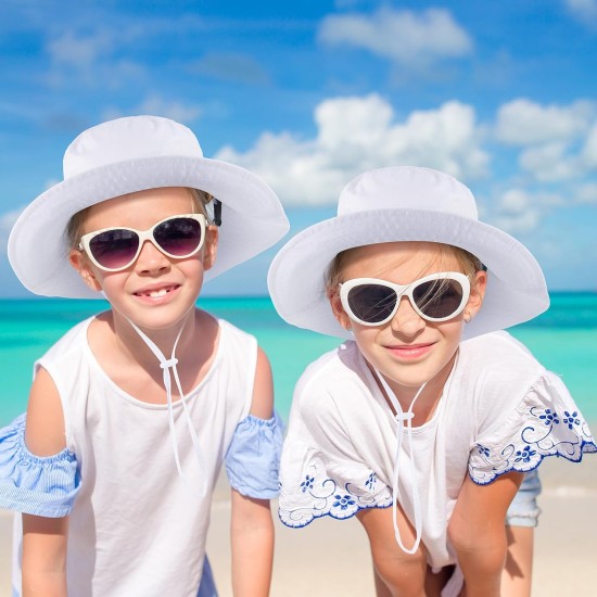 Silkfly Chapeau bob en coton blanc pour teinture par nouage, articles blancs à nouer, kit de teinture pour adultes, chapeau de plage en vrac