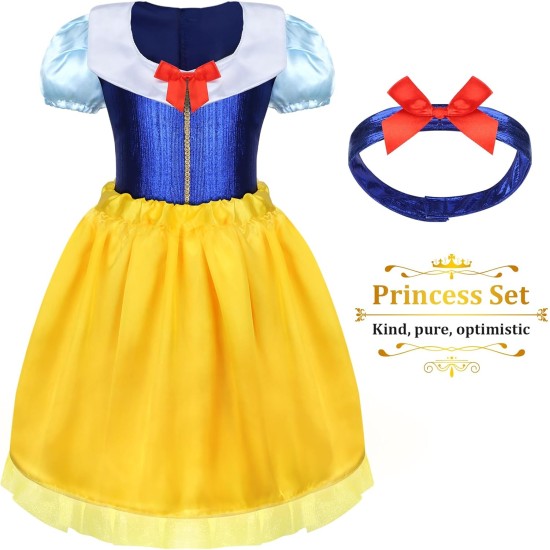 Vêtements de déguisement de princesse pour petites filles, Costume de jeu de rôle, ensemble cadeau, jouets d'habillage de princesse pour petites filles