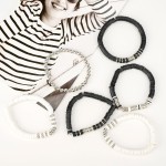 Gionlion Lot de 3 000 bracelets en perles d'argile pour femmes et adultes, kit de fabrication de bracelets, perles dorées pour la fabrication de bijoux, kit de bracelets à breloques, loisirs créatifs, cadeaux d'anniversaire, de Saint-Valentin