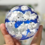 LET'S RESIN 9 pièces moules en silicone sphère pour résine, moules en résine sphère 3D sans couture améliorés, grands moules en résine époxy à boule ronde pour la conservation des fleurs, moulage de résine, savon, bougie