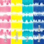 Tulip Kit de teinture en une étape, 4 couleurs à rayures, activité de bricolage et idée cadeau, multicolore