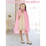 Déguisement de princesse lumineux pour filles de 3, 4, 5, 6 ans, vêtements d'habillage pour tout-petits, jouet de princesse, cadeau d'anniversaire pour enfants