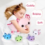 KMUYSL Jouets en peluche Axolotl pour garçons et filles âgés de 0 1 2 3 4 5 6 7 8 ans et plus - Animal en peluche Axolotl maman avec 4 bébés axolotls dans son ventre, cadeaux d'anniversaire de Noël pour bébé, tout-petit, enfants KMUYSL Jouets en peluche Axolotl pour garçons et filles âgés de 0 1 2 3 4 5 6 7 8 ans et plus - Animal en peluche Axolotl maman avec 4 bébés axolotls dans son ventre, cadeaux d'anniversaire de Noël pour bébé, tout-petit, enfants