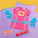 Disney Junior SuperKitties Ginny Ensemble de déguisement 5 pièces pour jeu de rôle de super-héros avec masque, gants et queue, taille 4 à 6X, enfants de 3 ans et plus par Just Play, jouets pour enfants à partir de 3 ans par Just Play