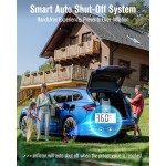 AVID POWER Compresseur d'air portable, pompe à pneu de voiture sans fil 20 V, compresseur d'air alimenté par batterie rechargeable avec adaptateur 12 V DC, manomètre numérique