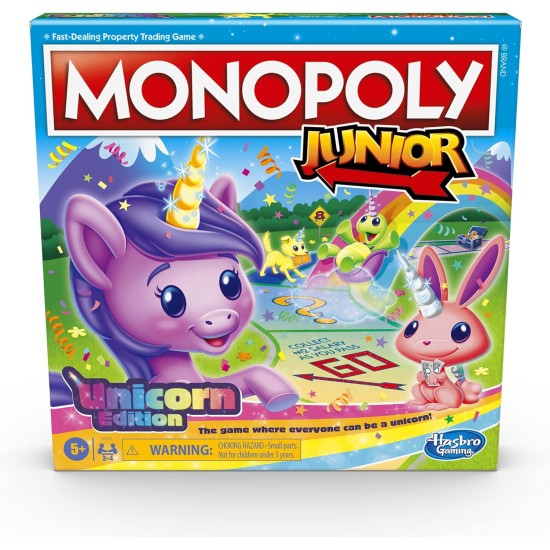 Monopoly Junior : Jeu de société édition Licorne |