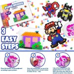 FUNZBO 31000 Kit de perles fusibles de 5 mm – 48 couleurs, fournitures d'art et d'artisanat de Pâques pour enfants, ensemble de jouets, décorations artistiques pour chambre, jouets d'anniversaire, cadeaux pour filles et garçons à partir de 5 ans