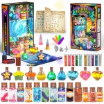 Kit de potions magiques pour filles – Kit de potions féeriques 22 potions, kit de mélange magique pour enfants de 6, 7, 8, 9, 10, 12 ans et plus, kit de fabrication de potions mystérieuses, kit d'artisanat, cadeaux, jouets pour Noël, Halloween, anniversai Kit de potions magiques pour filles – Kit de potions féeriques 22 potions, kit de mélange magique pour enfants de 6, 7, 8, 9, 10, 12 ans et plus, kit de fabrication de potions mystérieuses, kit d'artisanat, cadeaux, jouets pour Noël, Halloween, anniversai