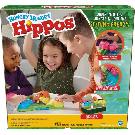 Hasbro Gaming Hungry Hungry Hippos Jeu pour enfants d'âge préscolaire |