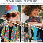 Poudre de teinture pour tissu violet vif – Teinture à action rapide pour tissus en coton et synthétiques – Teinture pour vêtements et loisirs créatifs résistante au lavage – Formule facile à mélanger à l'eau (violet, 113,4 g)