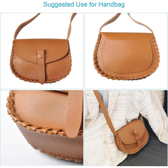 TeeLiy Cordon plat en cuir véritable de 3 mm, cordon de tressage marron clair pour la fabrication de bijoux, lacets de chaussures en cuir, arts et travaux manuels (Tan_3MM_5Yards)