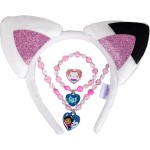 LUV HER Bandeaux pour filles – Bijoux pour enfants pour filles – Coffret cadeau tout-en-un – Bandeau – Ensemble de bijoux de jeu – 4 pièces (bandeau pour tout-petits, collier, bracelet à habiller, bague) à partir de 3 ans