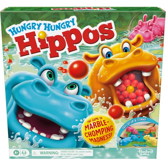Hasbro Gaming Hungry Hungry Hippos Jeu pour enfants d'âge préscolaire |