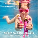 Ensemble de 3 personnages de plongée Barbie SwimWays, accessoires de piscine et jouets de piscine pour enfants, fournitures de fête à la piscine et jouets aquatiques pour enfants âgés de 5 ans et plus