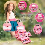 Ensembles de maquillage pour enfants pour filles - Ensembles de maquillage pour enfants pour filles de 5 à 8 ans, Maquillaje para Niñas, Kit de maquillage de jeu, Meilleurs jouets pour petite fille, Objets de princesse pour tout-petits, Âges 3456789 Cadea