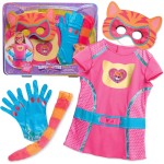 Disney Junior SuperKitties Ginny Ensemble de déguisement 5 pièces pour jeu de rôle de super-héros avec masque, gants et queue, taille 4 à 6X, enfants de 3 ans et plus par Just Play, jouets pour enfants à partir de 3 ans par Just Play