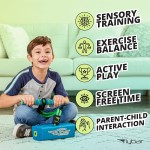 Flybar My First Foam Pogo Jumper pour enfants Pogo Stick amusant et sûr pour les tout-petits, mousse durable et élastique pour 3 ans et plus, supporte jusqu'à 250 lb