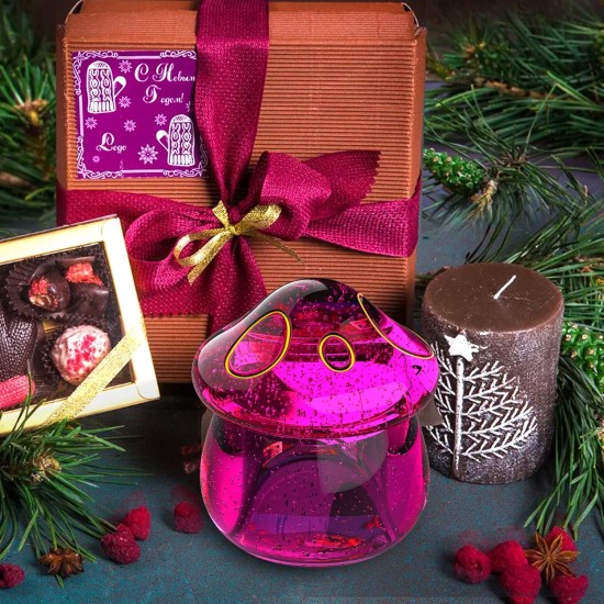 Juome Moules en résine pour pots en silicone, pots à champignons, moules en silicone avec couvercle pour moulage en résine époxy pour boîte de rangement de bijoux, récipient à bonbons, décoration de la maison