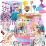 Kit d'artisanat de terrarium licorne pour enfants : Veilleuse LED Jouets DIY avec télécommande – Cadeaux d'anniversaire amusants pour les filles âgées de 5 6 7 8 9 10 ans – Ensemble d'activités d'art et d'artisanat créatifs Kit d'artisanat de terrarium licorne pour enfants : Veilleuse LED Jouets DIY avec télécommande – Cadeaux d'anniversaire amusants pour les filles âgées de 5 6 7 8 9 10 ans – Ensemble d'activités d'art et d'artisanat créatifs