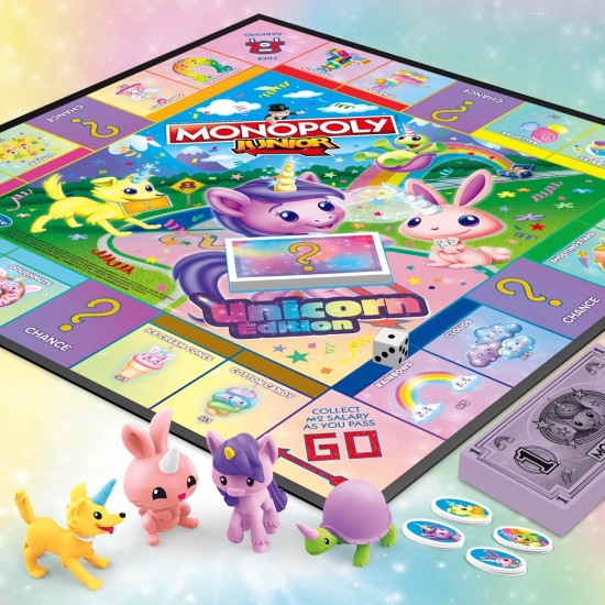 Monopoly Junior : Jeu de société édition Licorne |