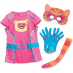 Disney Junior SuperKitties Ginny Ensemble de déguisement 5 pièces pour jeu de rôle de super-héros avec masque, gants et queue, taille 4 à 6X, enfants de 3 ans et plus par Just Play, jouets pour enfants à partir de 3 ans par Just Play