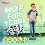 Flybar My First Foam Pogo Jumper pour enfants Pogo Stick amusant et sûr pour les tout-petits, mousse durable et élastique pour 3 ans et plus, supporte jusqu'à 250 lb